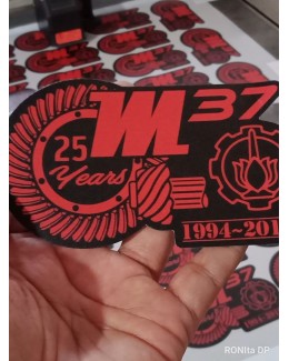 Cetak Sticker Die Cut Reflective (Berpendar Ketika Terkena Cahaya)